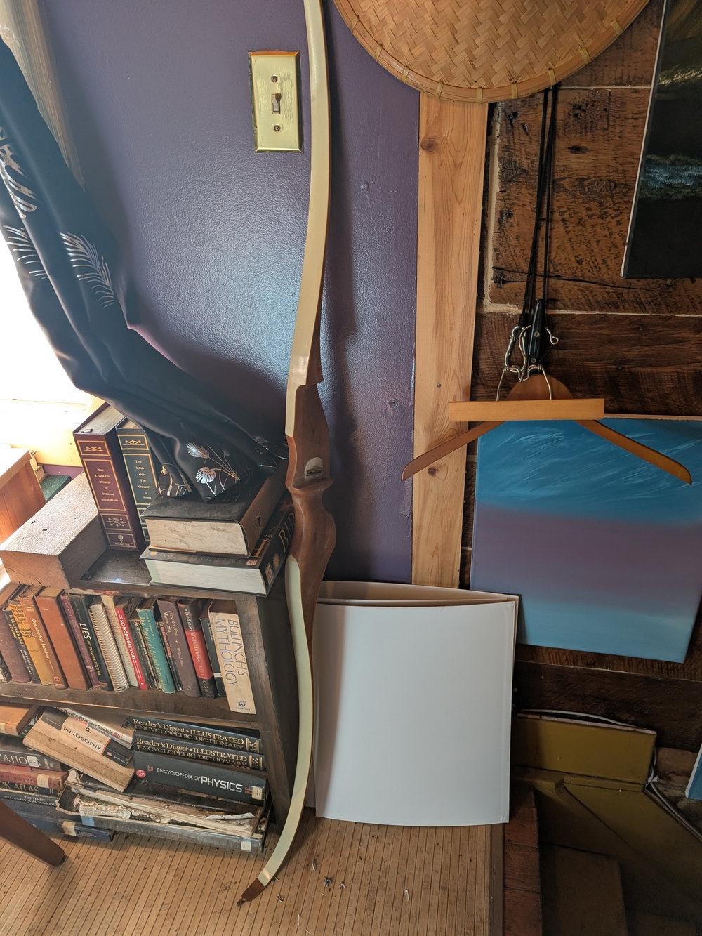 Handmade Clarence Hickman Yew And Bone Longbow